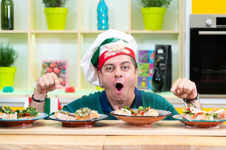 Italská bruschetta na 4 způsoby s čerstvými bylinkami