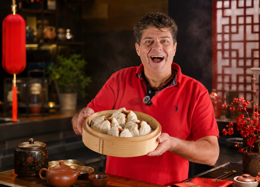Char Siu Bao – pečené čínské BBQ bochánky