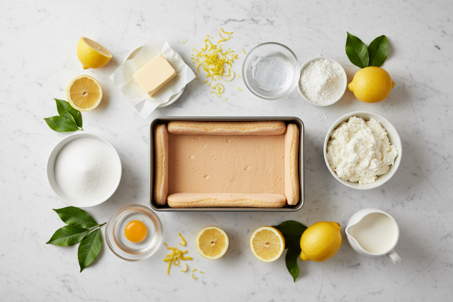 Nepečený citrónový cheesecake s ricottou a citrónovou polevou