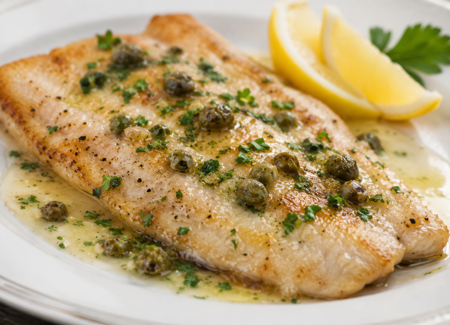 Rybí filet po Meunière – francouzská ryba po mlynářsku