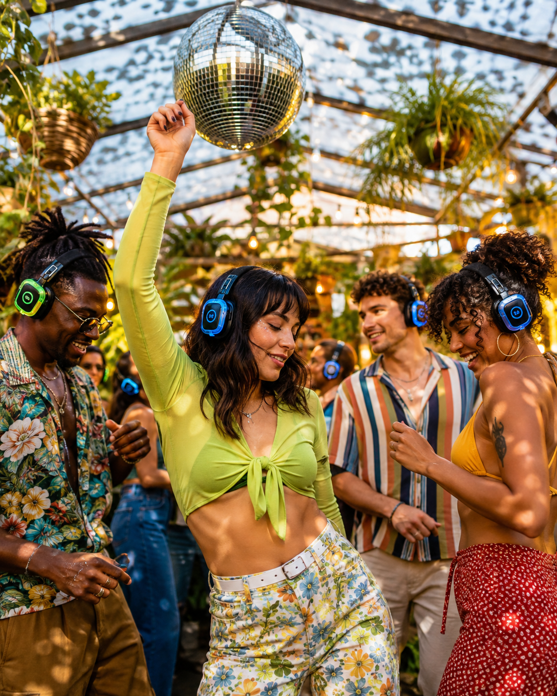 Silent disco na zahradě: jak vytvořit barevnou taneční party, která neruší sousedy