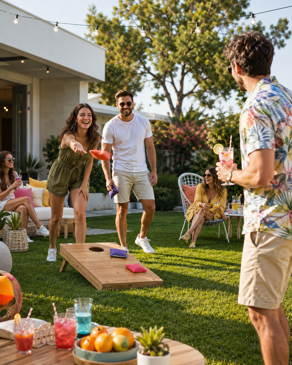 Garden games party: jak vytvořit barevné odpoledne plné her, drinků a přátelské rivality