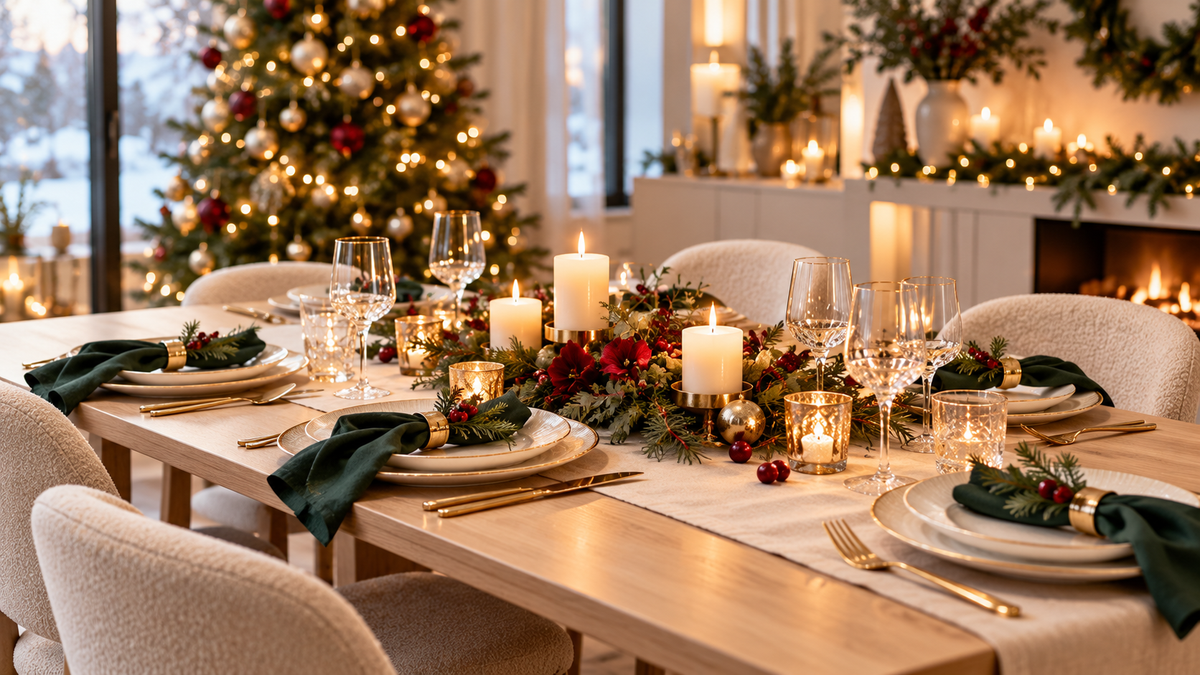 Jak prostřít štědrovečerní stůl: krása, která nepřekáží
