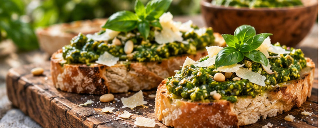 Domácí bazalkové pesto