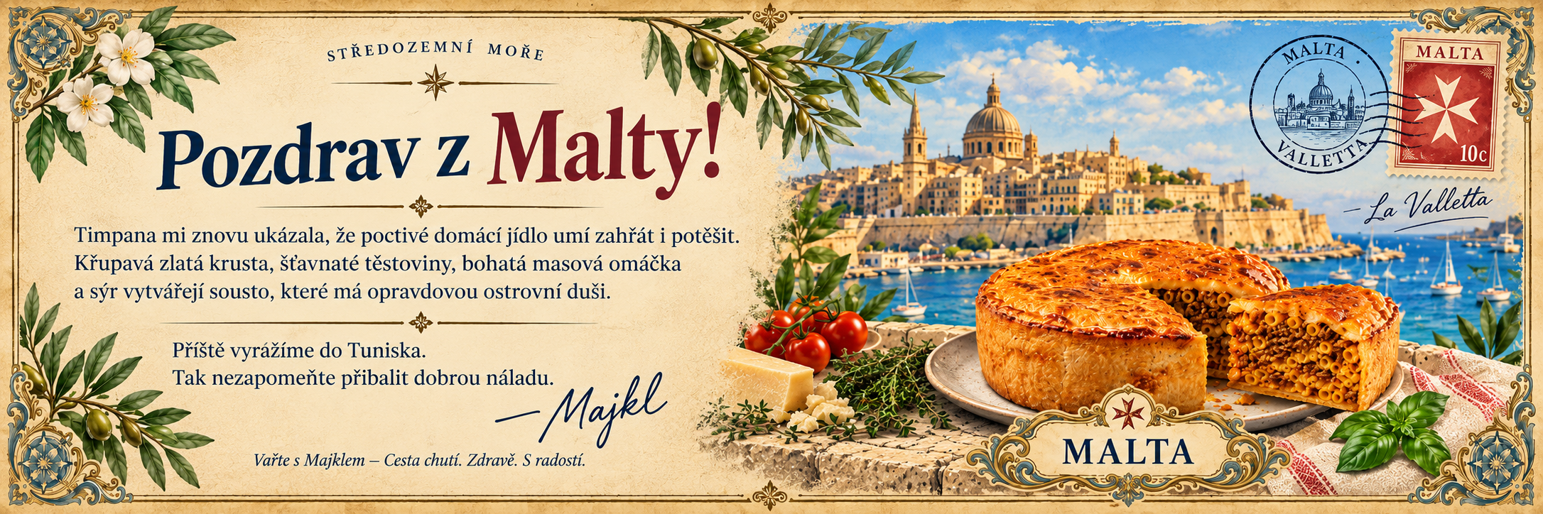 Pohled z Malta: Timpana