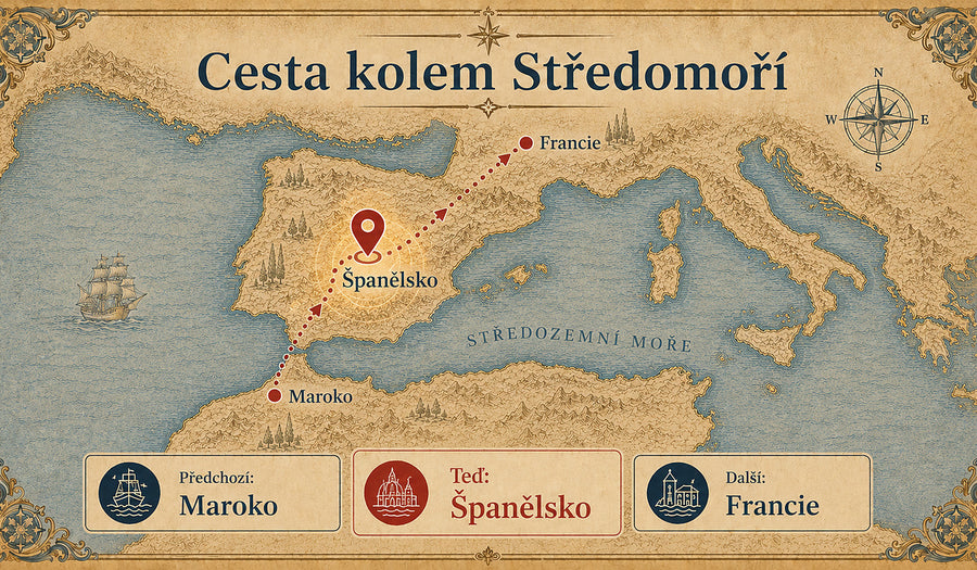 Mapa Středozemního moře