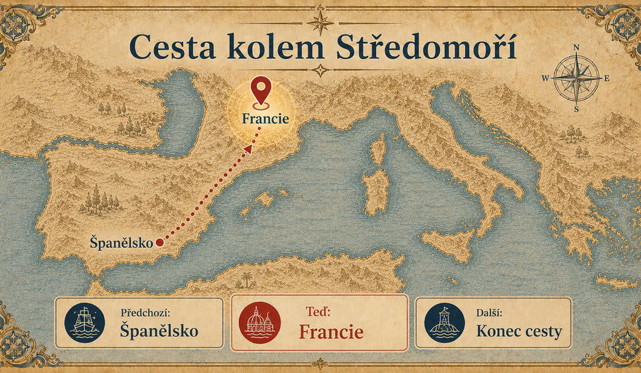 Mapa Středozemního moře