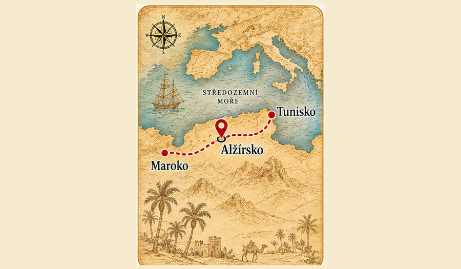 Mapa Středozemního moře