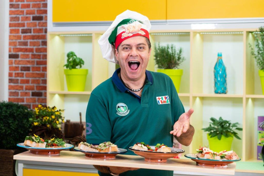 Italská bruschetta na 4 způsoby s čerstvými bylinkami