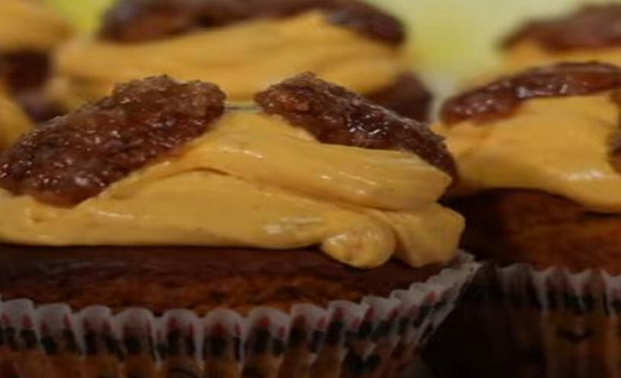 Dýňové cupcakes s javorovým sirupem