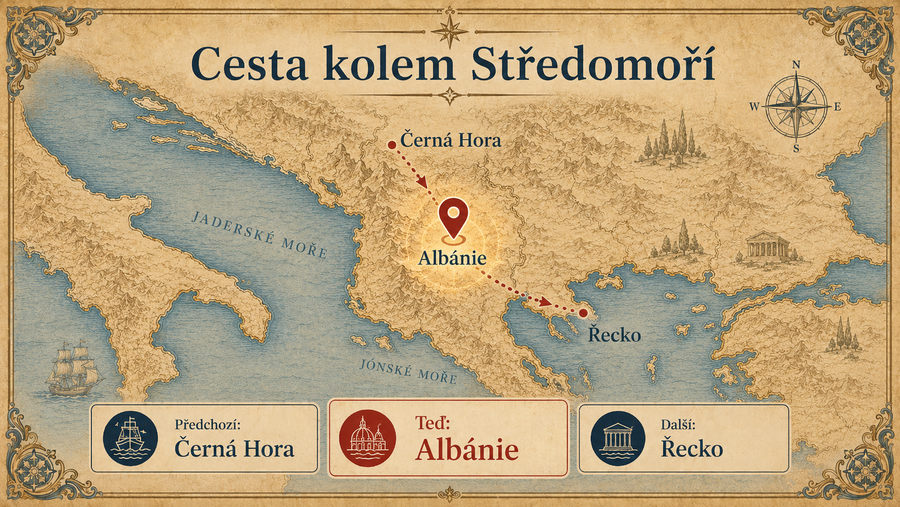 Mapa Středozemního moře
