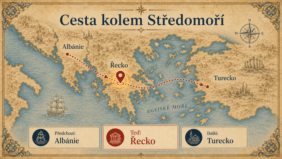 Mapa Středozemního moře