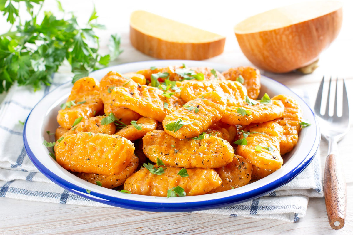Dýňové gnocchi s ricottou a máslovou šalvějovou omáčkou