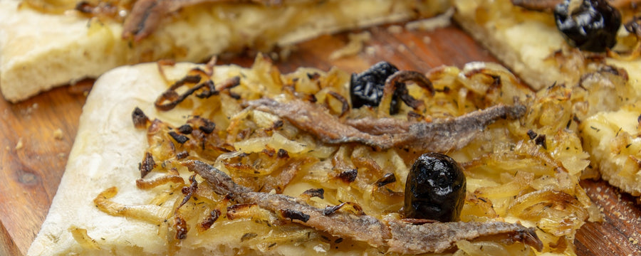 Pizza z jižní Francie La Pissaladiere
