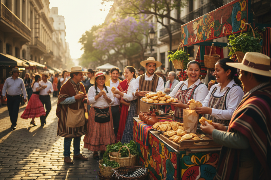 Domácí empanadas s hovězí nádivkou a hrozinkami