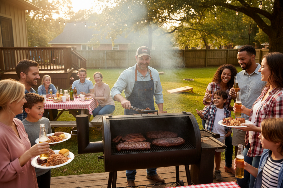 Sendvič s grilovanými žebry a BBQ omáčkou