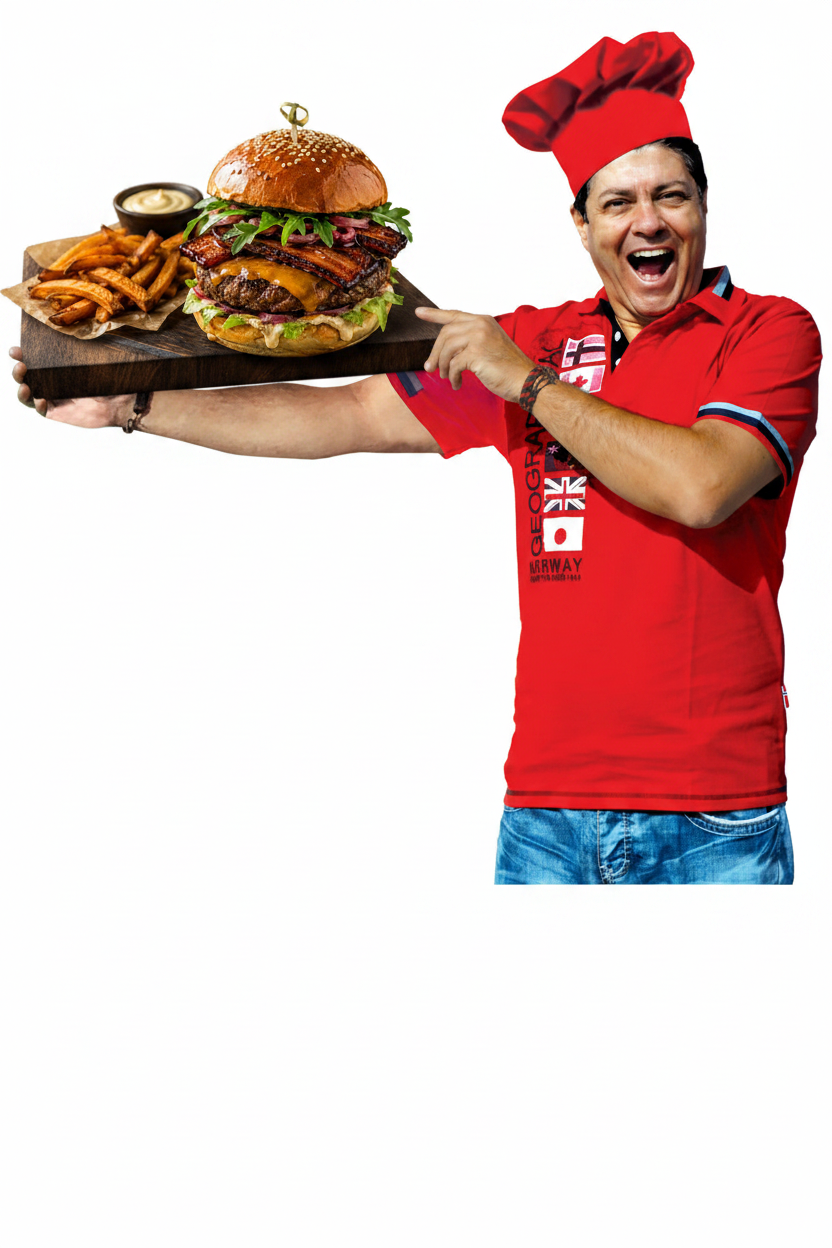 Burger z bůčku