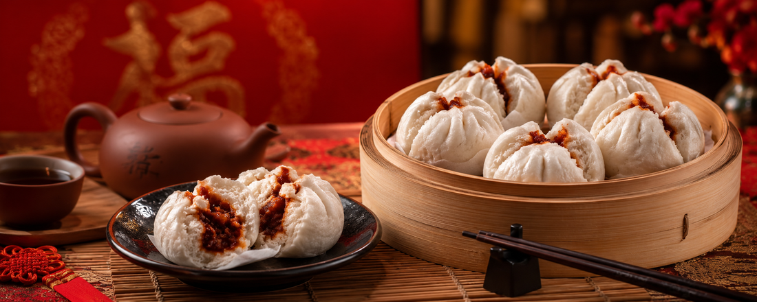 Char Siu Bao – pečené čínské BBQ bochánky
