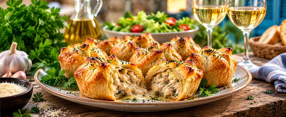 Chick & Puff Pockets – kuřecí kapsy v listovém těstě