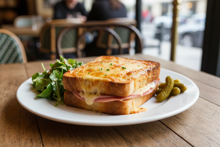 Francouzský sendvič Croque-monsieur