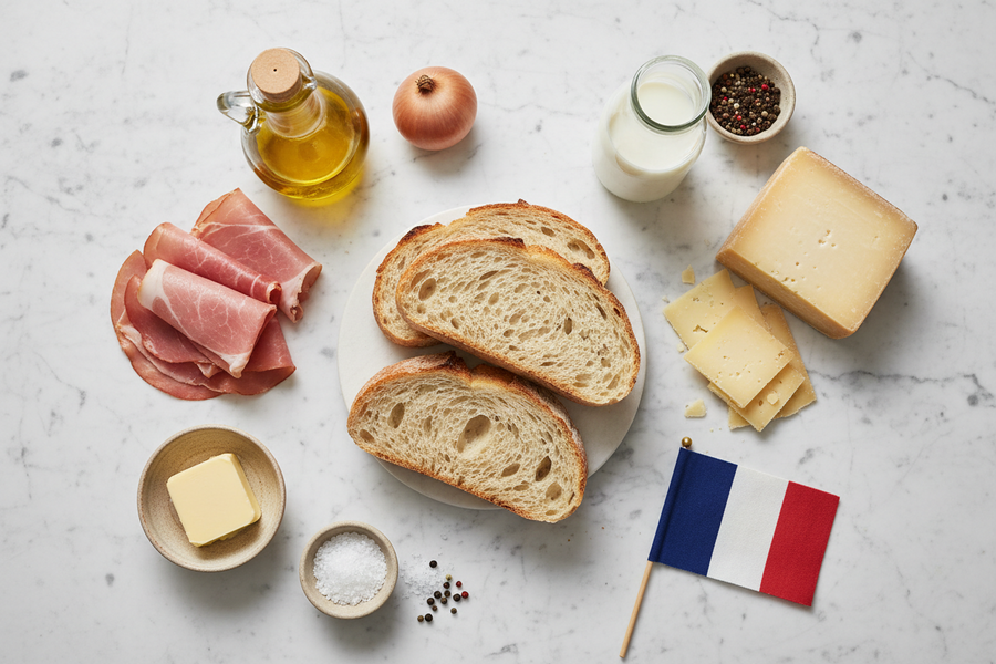 Francouzský sendvič Croque-monsieur