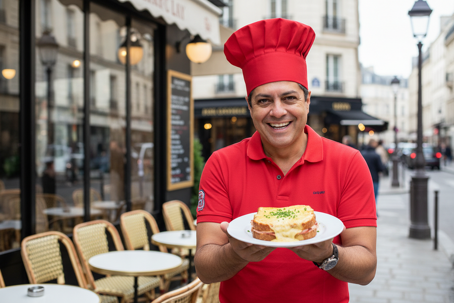 Francouzský sendvič Croque-monsieur