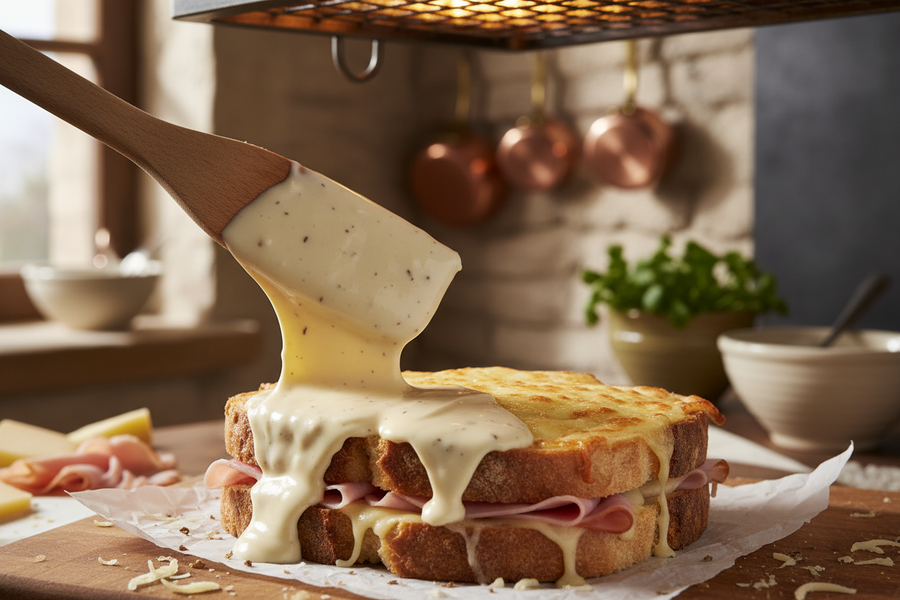 Francouzský sendvič Croque-monsieur
