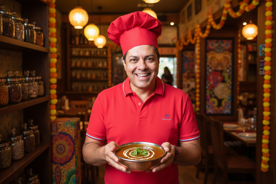 Indická polévka Daal Makhani