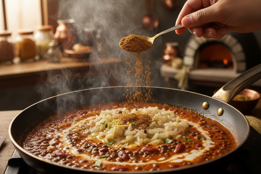 Indická polévka Daal Makhani