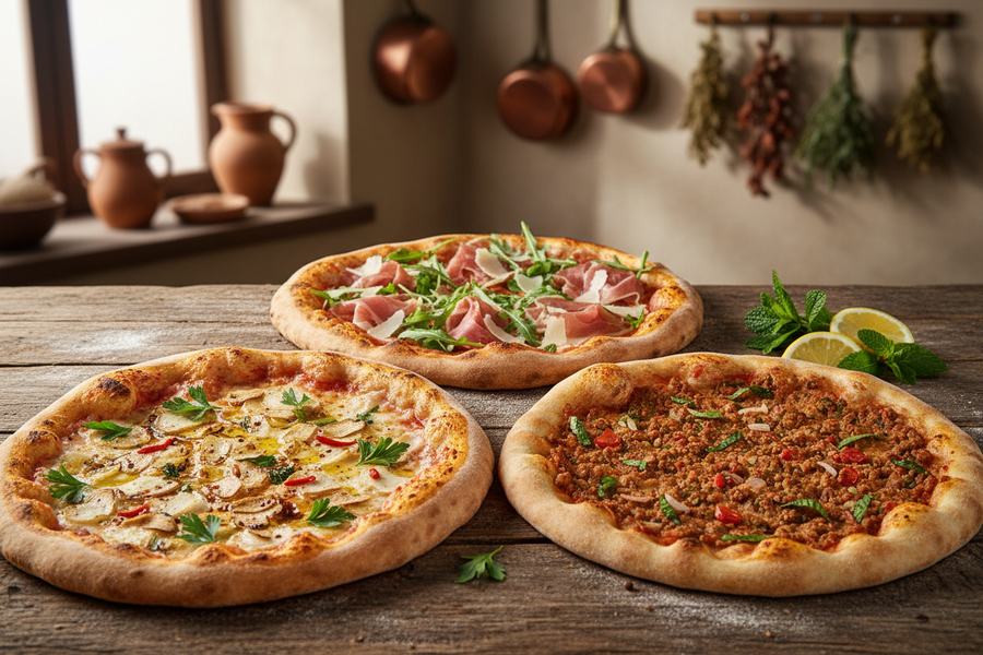 Domácí pizza na 3 způsoby