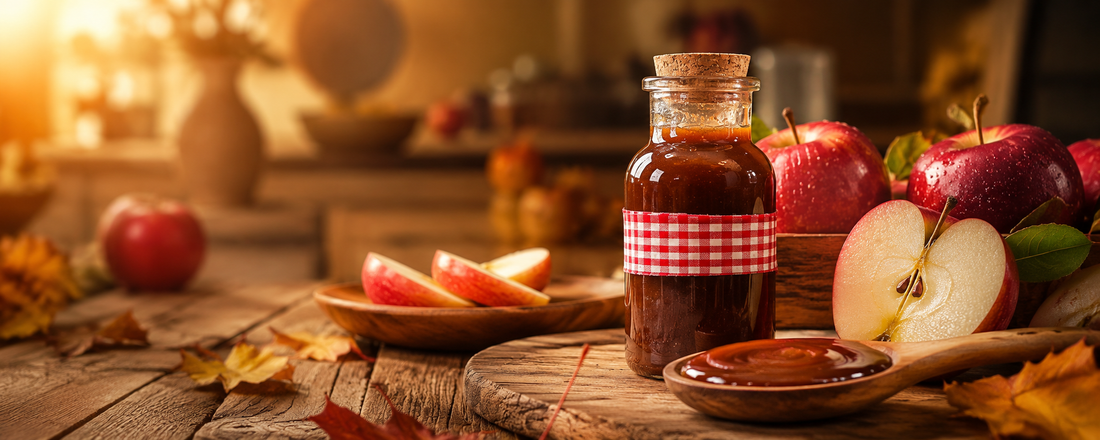 Domácí jablečný melas (jablečný sirup z moštu)