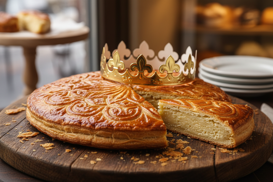 Galette des Rois – francouzský královský koláč z listového těsta