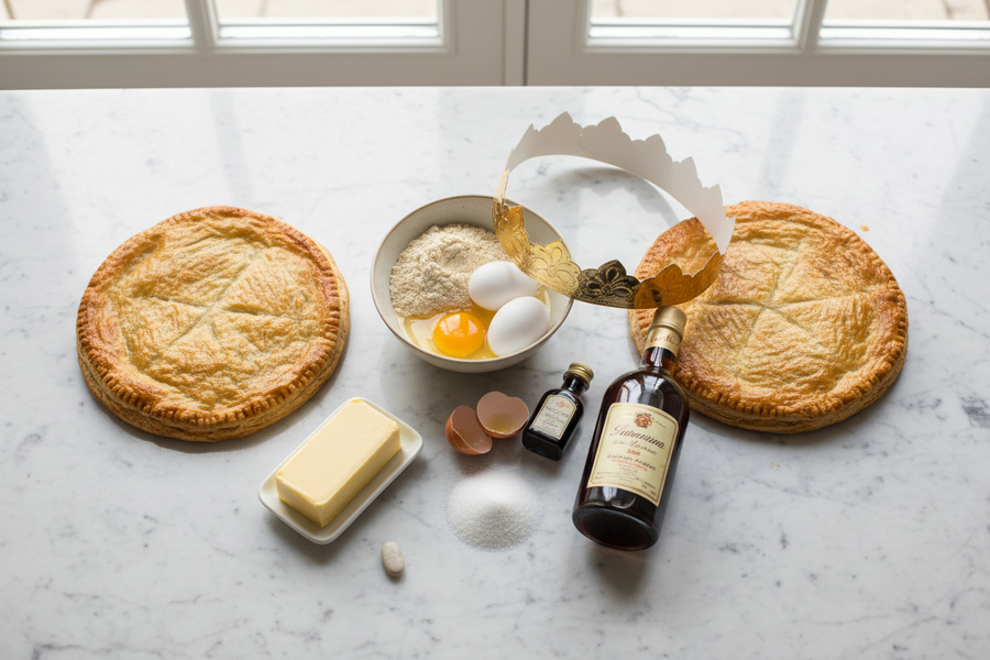 Galette des Rois – francouzský královský koláč z listového těsta