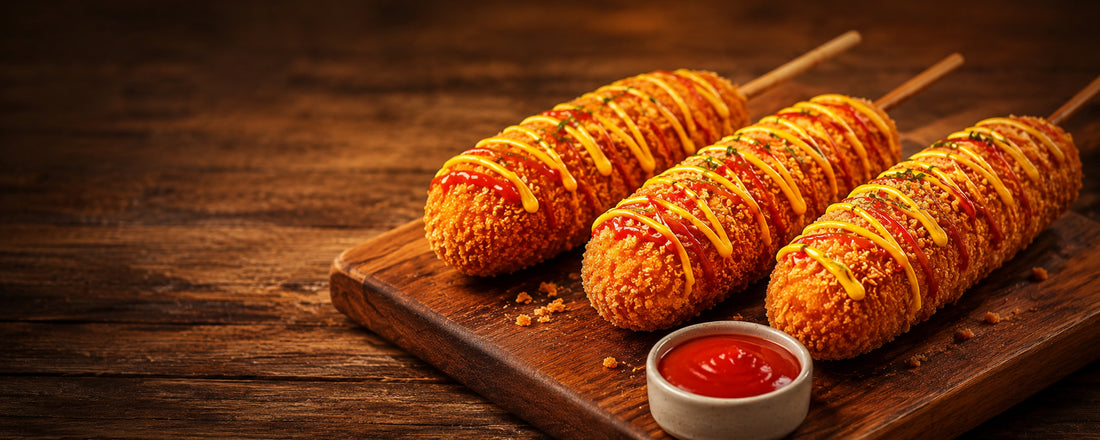Street food: korejské corn dogy s bramborovou krustou