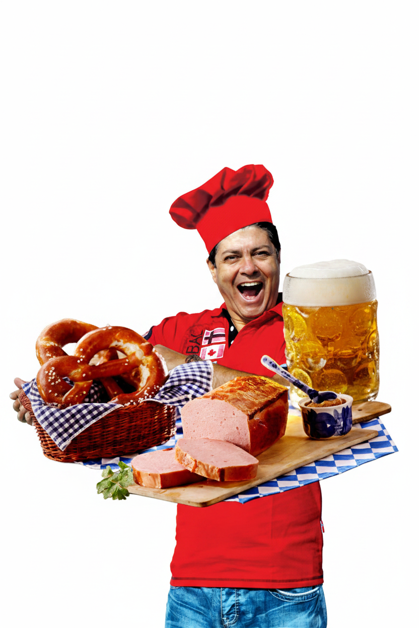 Bavorská sekaná z hovězího a vepřového masa
