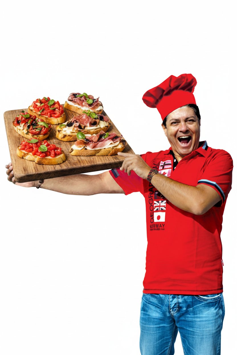 Italská bruschetta na 4 způsoby s čerstvými bylinkami