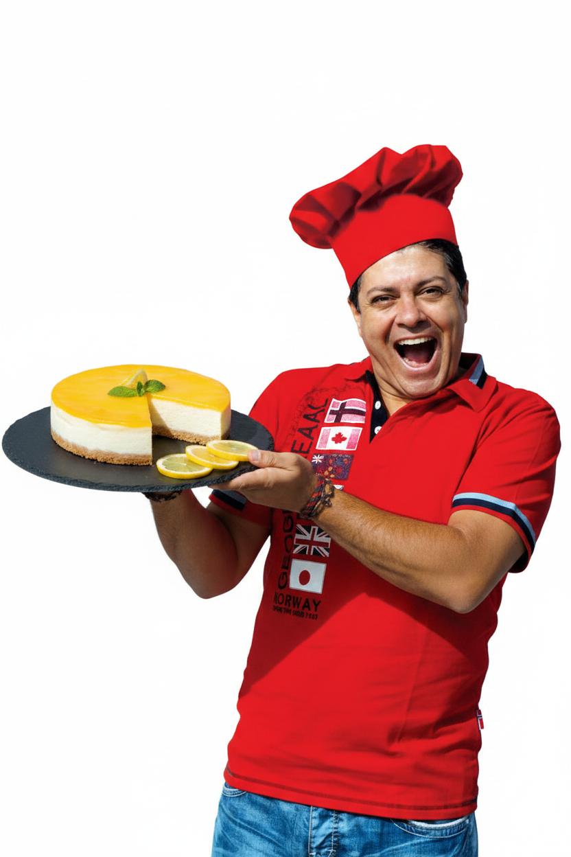 Nepečený citrónový cheesecake s ricottou a citrónovou polevou