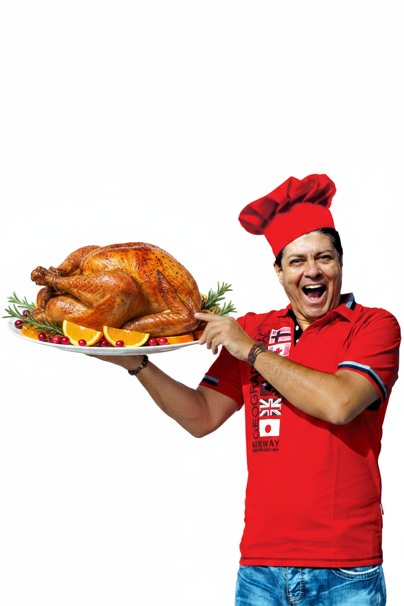 Tradiční americká pečená krůta s nádivkou