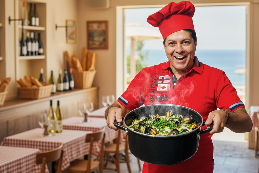 Francouzské slávky à la Marinière