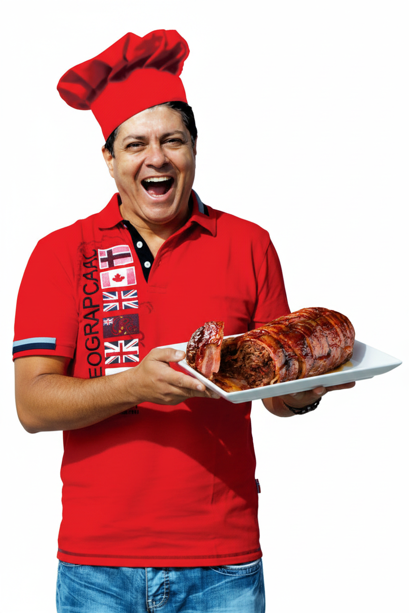 Slaninová bomba s čedarem a domácí BBQ omáčkou