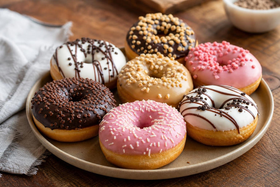 Americké donuts s domácími polevami