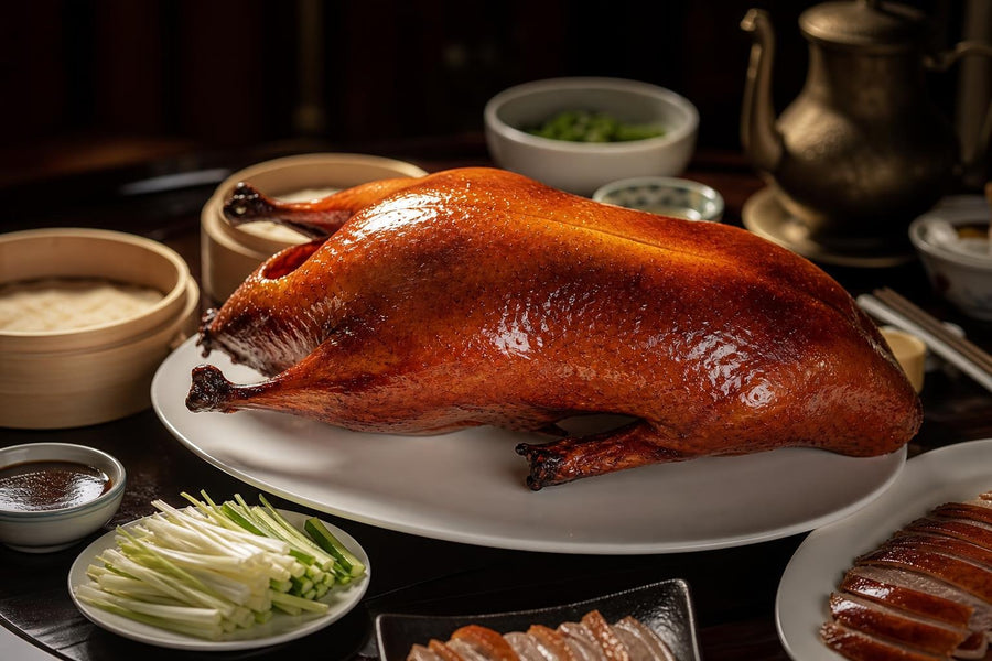 Stylová food fotografie receptu Pekingská kachna.