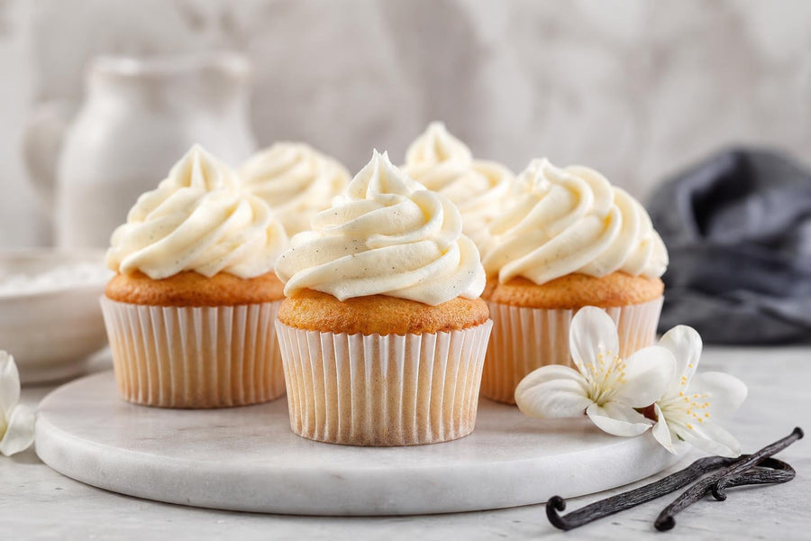 Vanilkové cupcakes