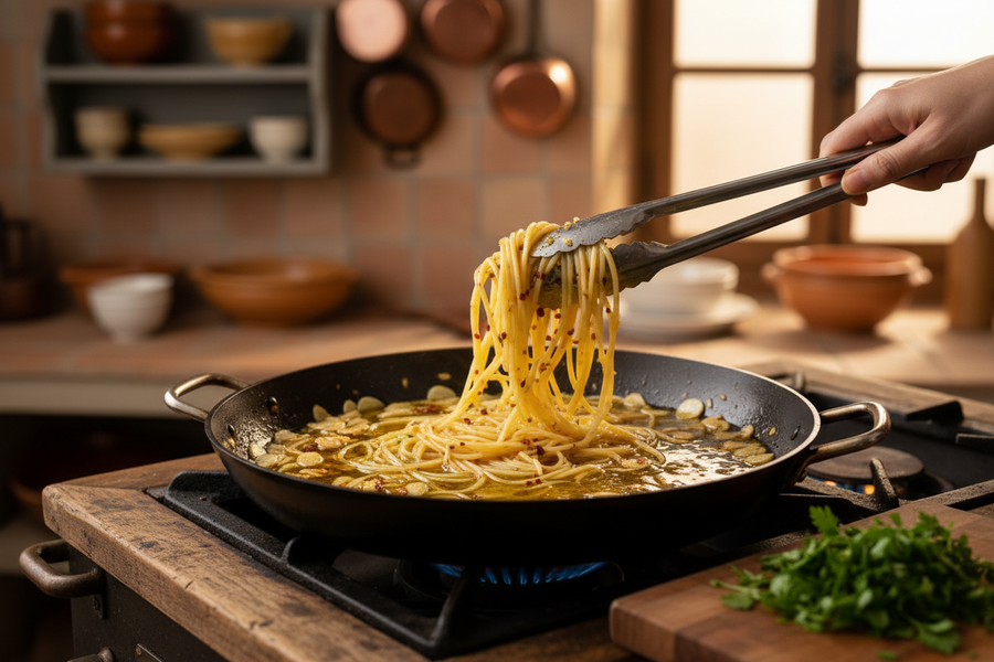 Spaghetti aglio e olio