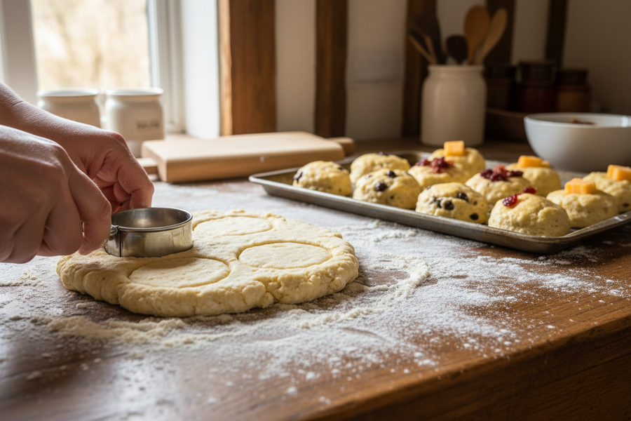 Anglické scones (sladká i slaná varianta)