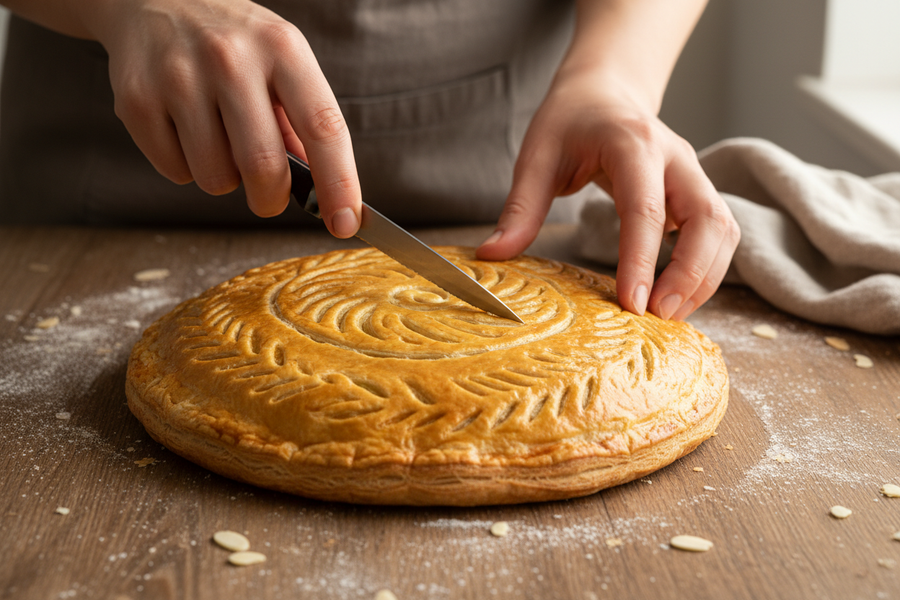Galette des Rois – francouzský královský koláč z listového těsta