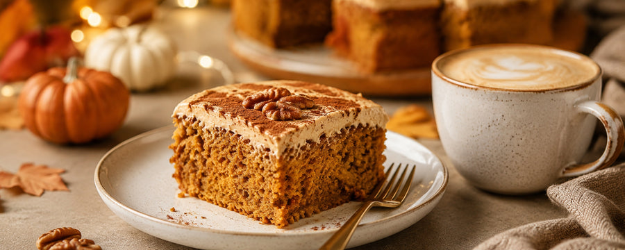 Pumpkin Spice Latte dort – vláčný dýňový dort s espresso krémem