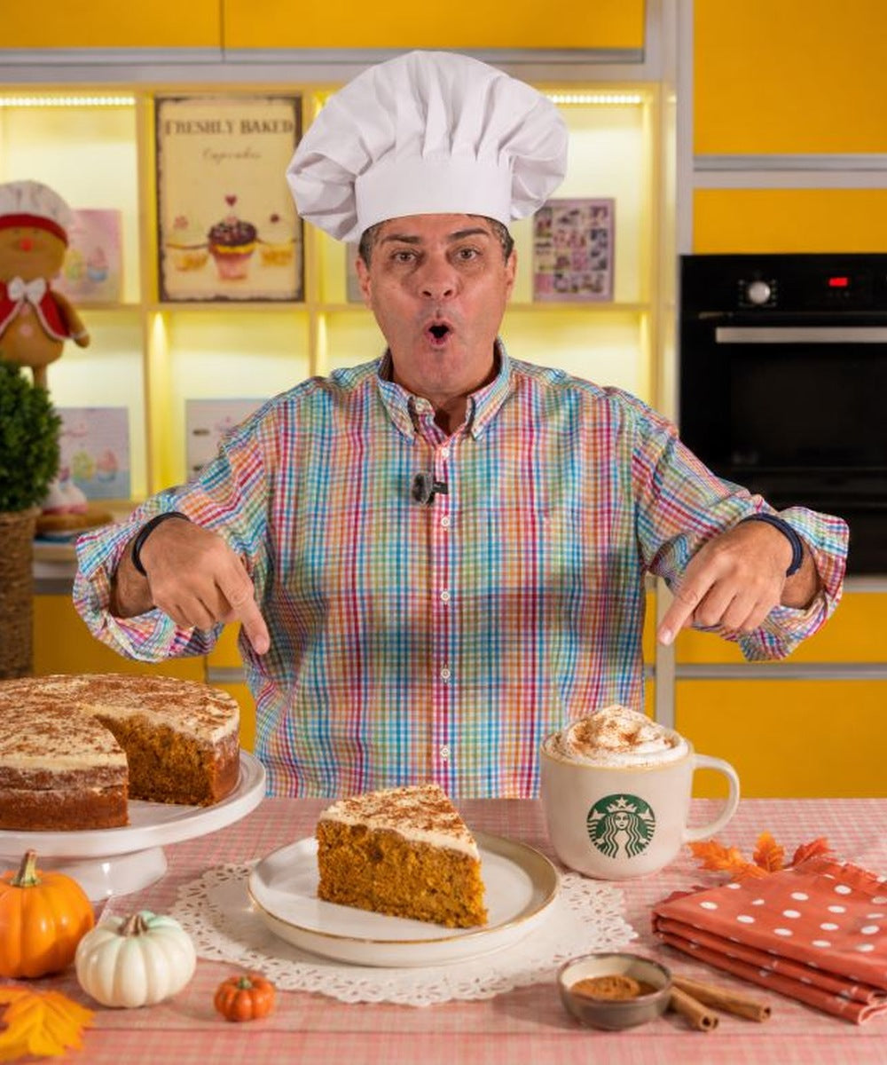 Pumpkin Spice Latte dort – vláčný dýňový dort s espresso krémem