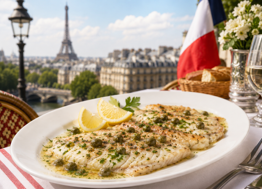 Rybí filet po Meunière – francouzská ryba po mlynářsku