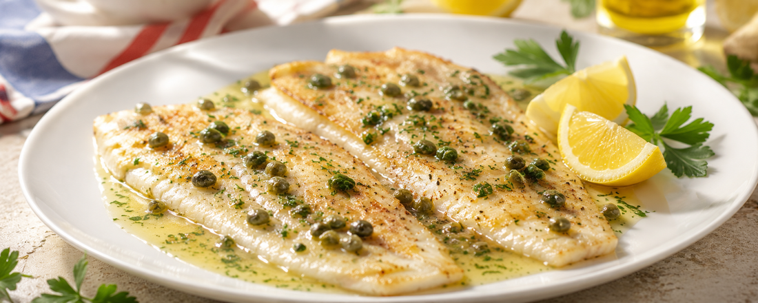 Rybí filet po Meunière – francouzská ryba po mlynářsku